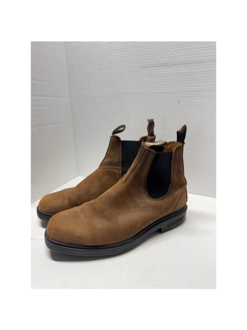 Blundstone 585 Classic Chelsea Boots Rustic Brown Leather AU 10 US Mens 11